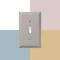 Amerelle Amerelle Georgian Satin Nickel 2 gang Die-Cast Metal Toggle Wall Plate 1 pk 54TTN - alternate 4